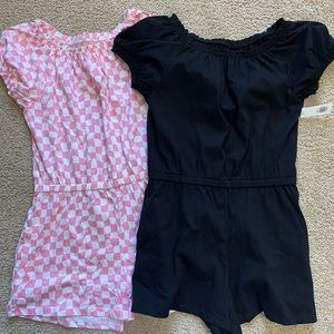 NWT Girls Large Old Navy Rompers